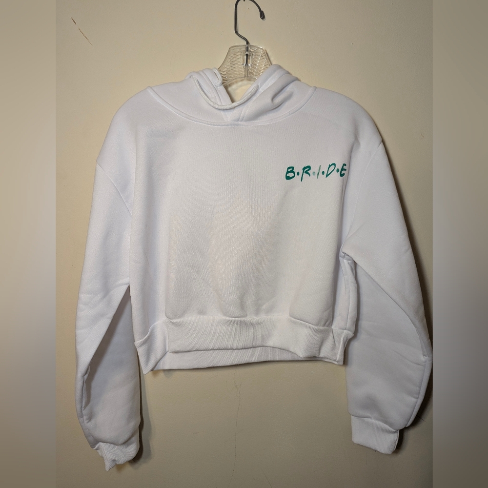 Bride Bachelorette "Friends" Themed Cropped Sweatshirt
